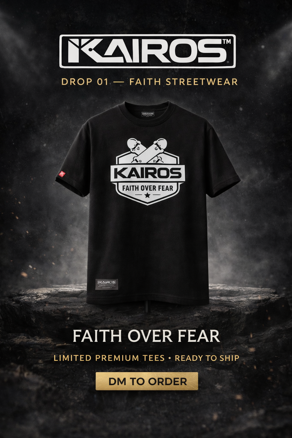 Kairos™ Faith Over Fear T-Shirt