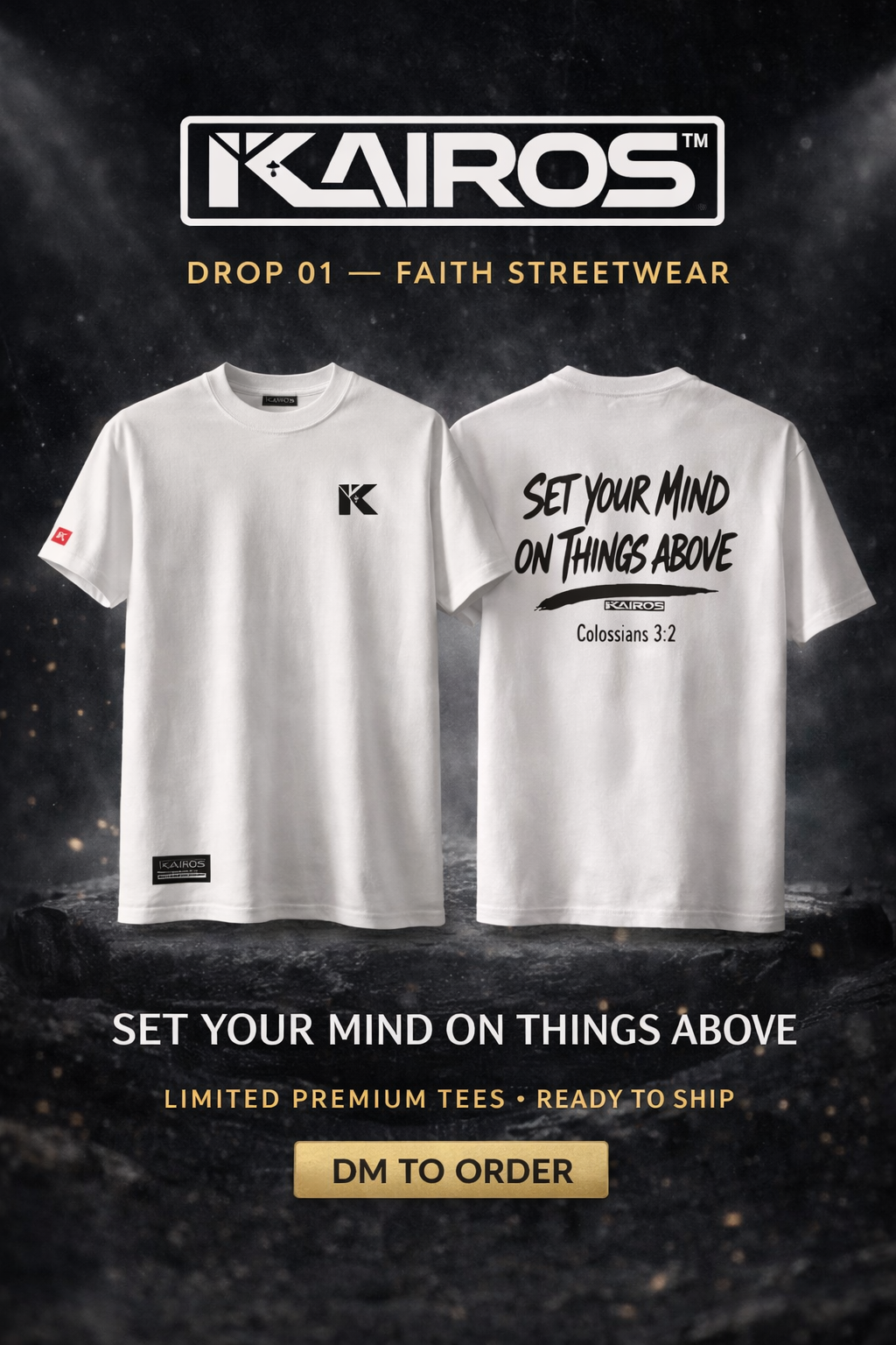 Kairos™ Faith Over Fear T-Shirt